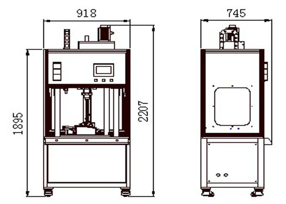 Zgrzewarka ultradźwiękowa obrotowa 220 V 5000 obr./min Automatyczna pneumatyczna