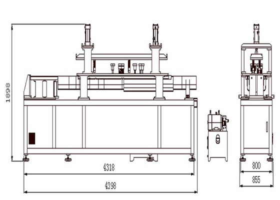Hydrauliczna wykrawarka 50HZ Auto Zderzak Hydrauliczna wykrawarka 380V