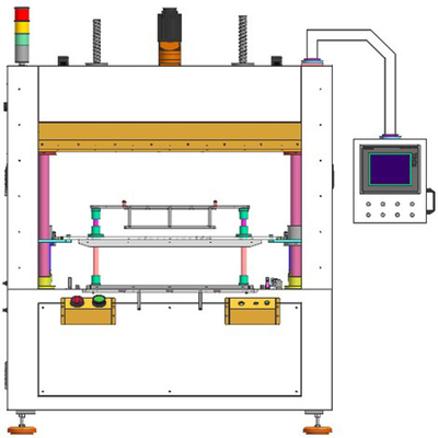Trzy pozycje Servo Hot Plate Spawanie 900mm2 Maszyna do nitowania na gorąco