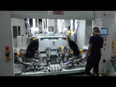 Zintegrowana maszyna do bicia i spawania tylnego zderzaka