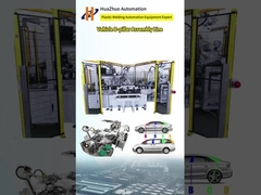 Linia montażowa dla filarów samochodowych typu B, w tym spawanie plastikowe, wkładanie klipsów itp.