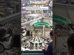 Linia montażowa części filarów Huazhuo Group Auto ABC, w tym pokrycia, spawania ultradźwiękowego, wkładek