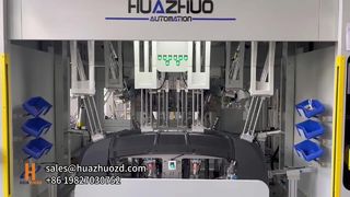 3-stanowiskowy sprzęt do ultradźwiękowego wykrawania i spawania tylnych zderzaków samochodowych